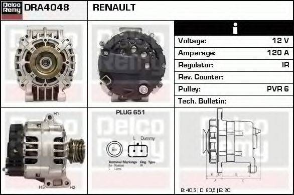 DELCO REMY DRA4048