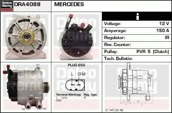 DELCO REMY DRA4088
