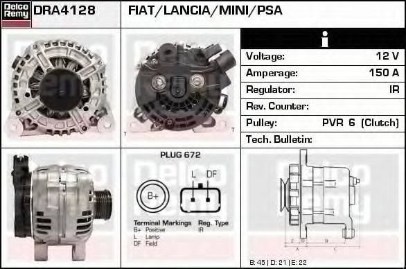 DELCO REMY DRA4128