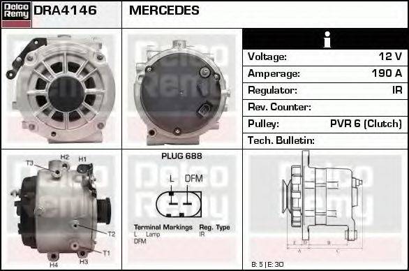 DELCO REMY DRA4146