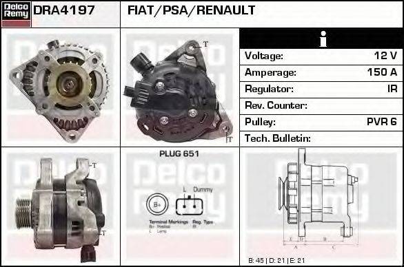 DELCO REMY DRA4197