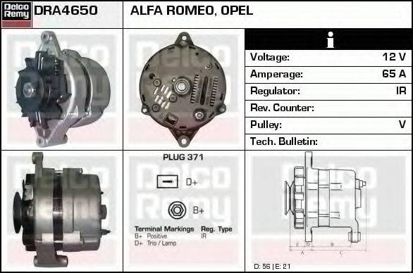 DELCO REMY DRA4650