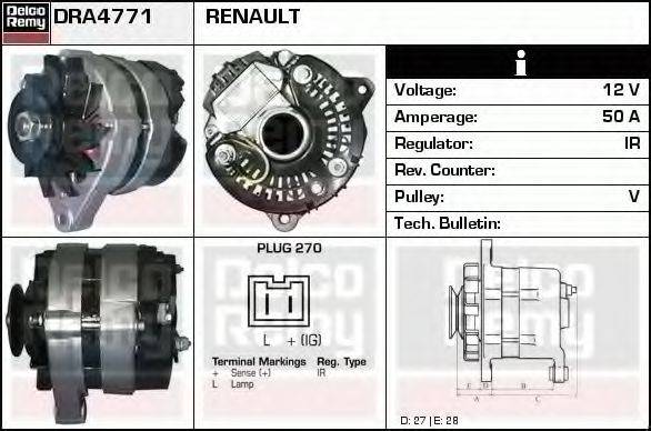 DELCO REMY DRA4771