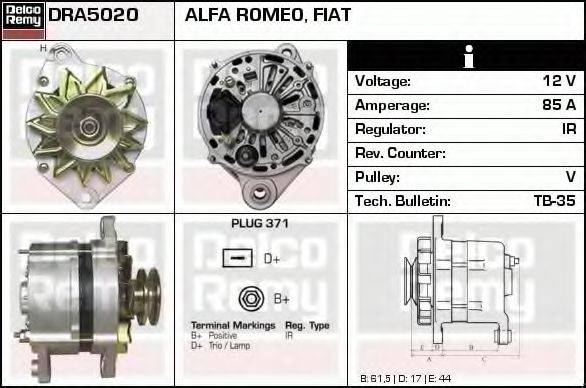 DELCO REMY DRA5020