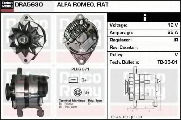 DELCO REMY DRA5630