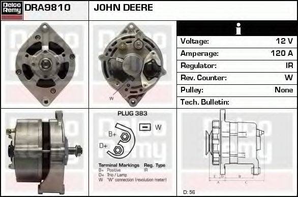 DELCO REMY DRA9810
