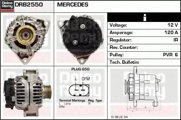 DELCO REMY DRB2550