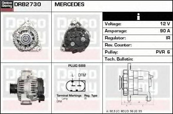 DELCO REMY DRB2730
