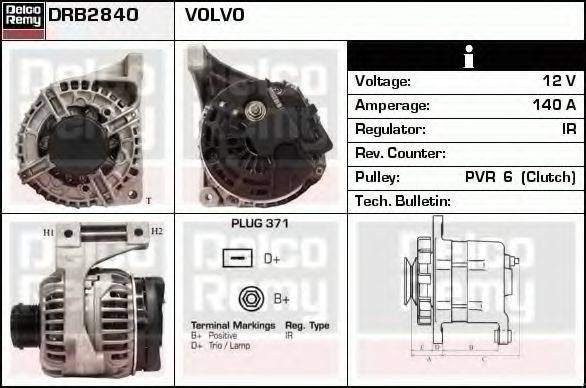 DELCO REMY DRB2840