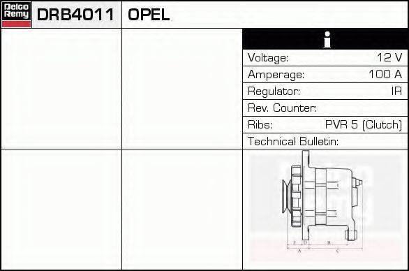 DELCO REMY DRB4011