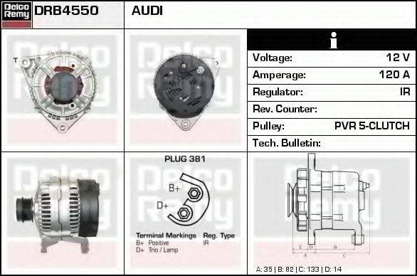 DELCO REMY DRB4550