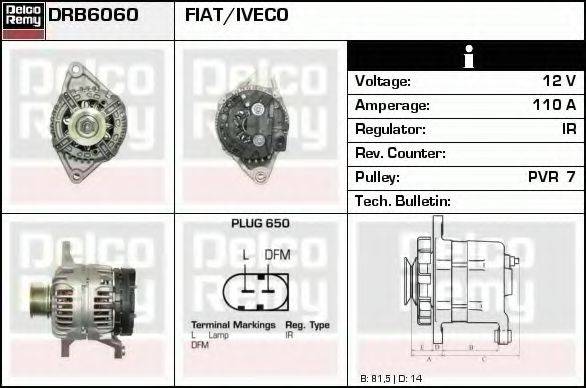 DELCO REMY DRB6060