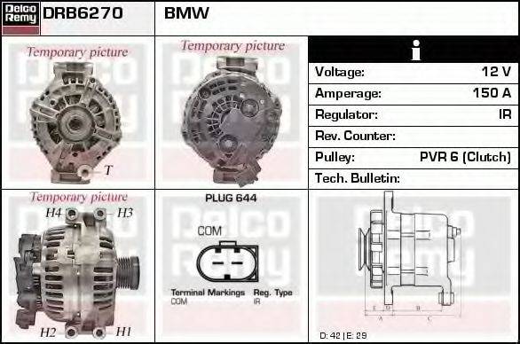 DELCO REMY DRB6270