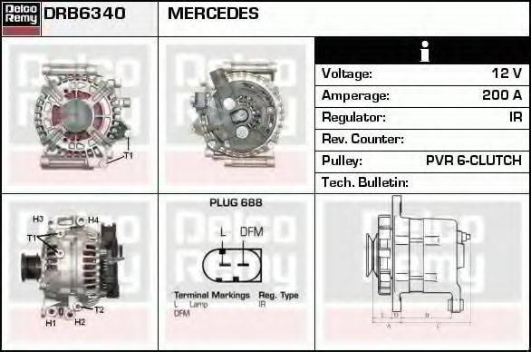 DELCO REMY DRB6340