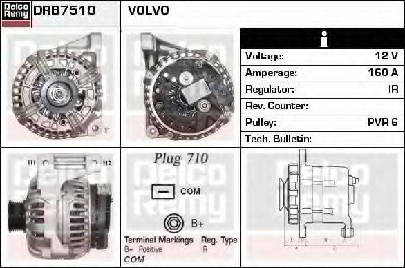 DELCO REMY DRB7510