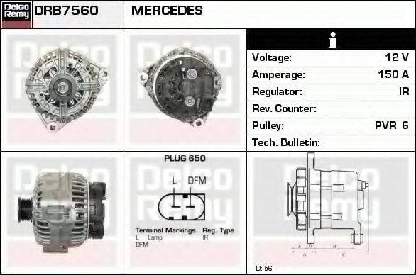 DELCO REMY DRB7560