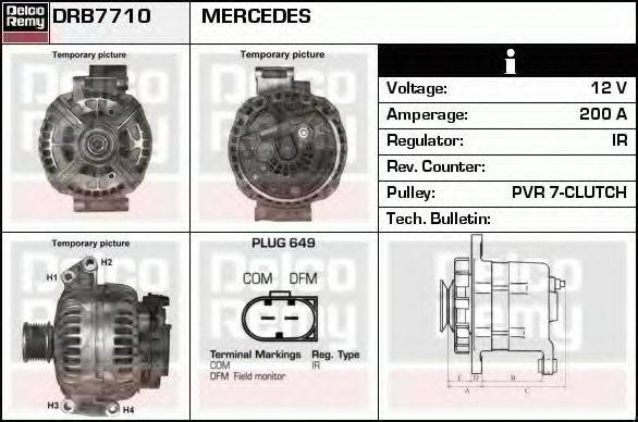 DELCO REMY DRB7710