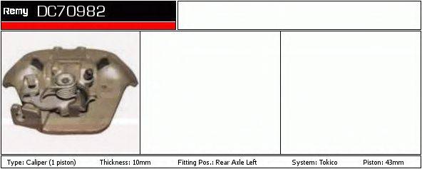 BUDWEG CALIPER 34982 Гальмівний супорт