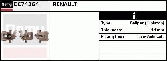 RENAULT TRUCKS 7701206513 Гальмівний супорт