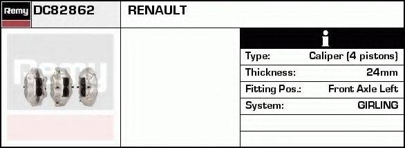 RENAULT TRUCKS 5000392501 Гальмівний супорт