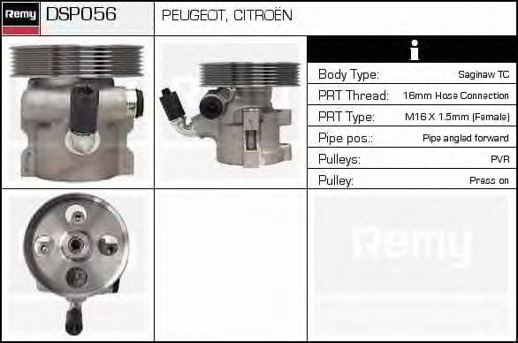 PEUGEOT 9631923480 Гідравлічний насос, кермо