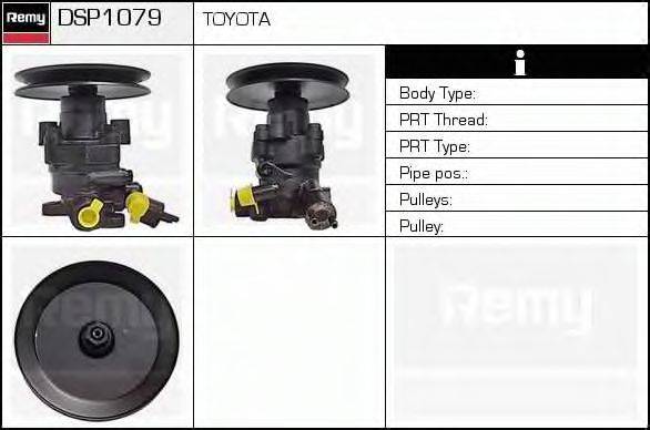 DELCO REMY DSP1079 Гідравлічний насос, кермо