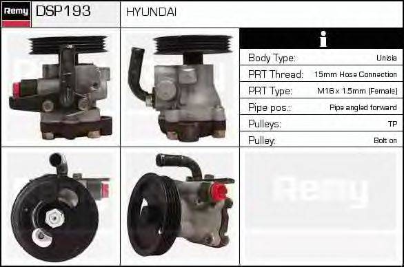 ERA SP8193 Гідравлічний насос, кермо