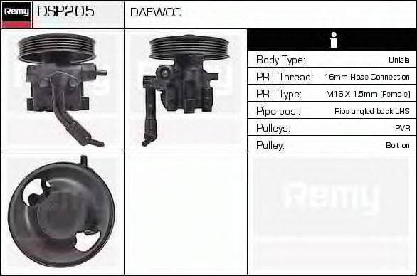 ERA SP8205 Гідравлічний насос, кермо