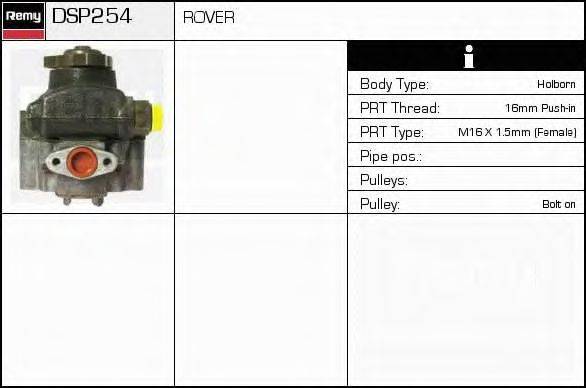 ROVER QVB101570 Гідравлічний насос, кермо