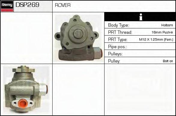 ROVER QVB100590 Гідравлічний насос, кермо