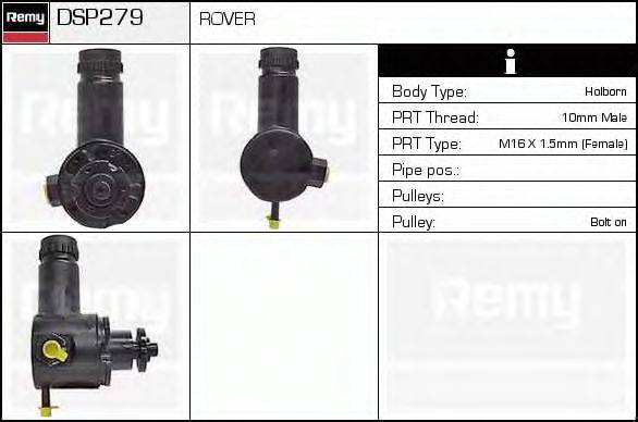 ROVER QVB10015 Гідравлічний насос, кермо