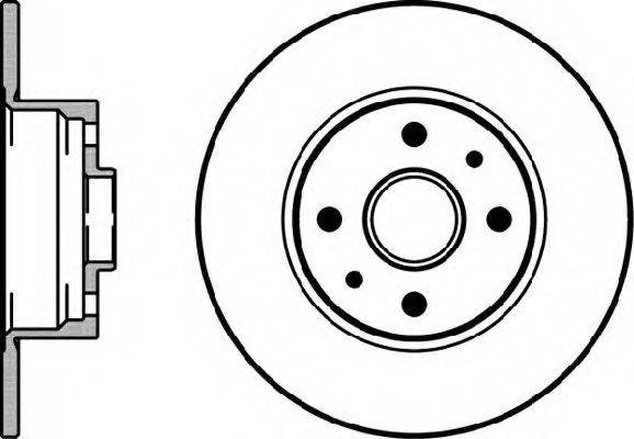 LANCIA 82287786 гальмівний диск