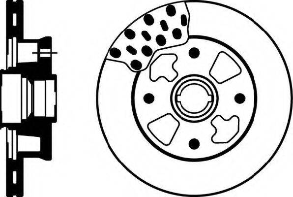 MAZDA H00133251 гальмівний диск