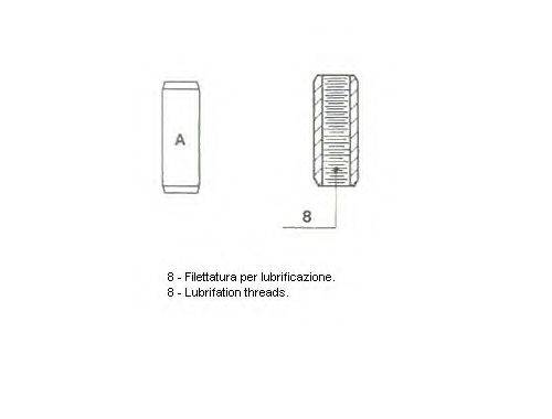 FRECCIA 2783 Напрямна втулка клапана