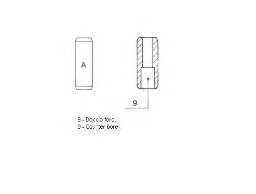 METELLI 012046 Напрямна втулка клапана