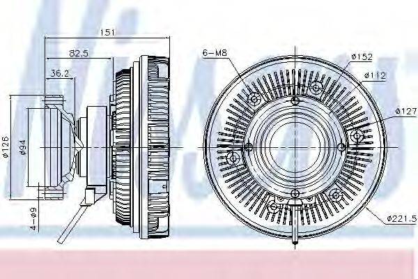 NISSENS 86086