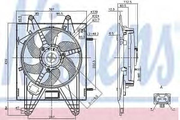ARD 322141 Вентилятор, охолодження двигуна