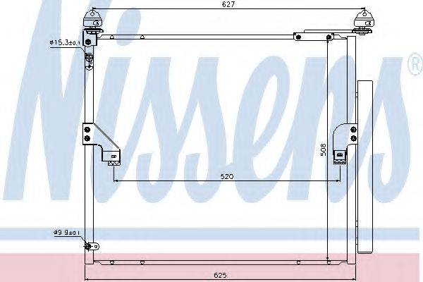 LEXUS 88460-60420 Конденсатор, кондиціонер