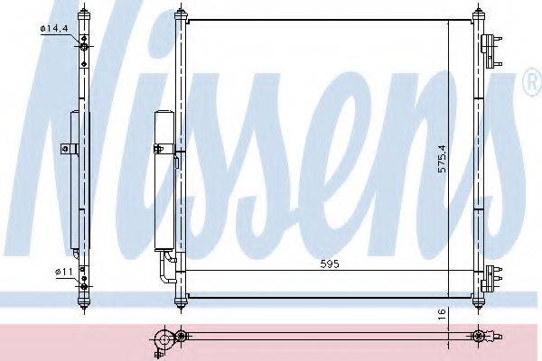 LAND ROVER LR035791 Конденсатор, кондиціонер