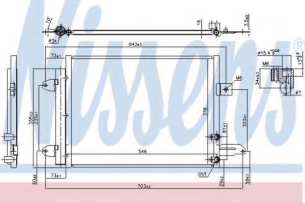 AKS DASIS 482026N Конденсатор, кондиціонер