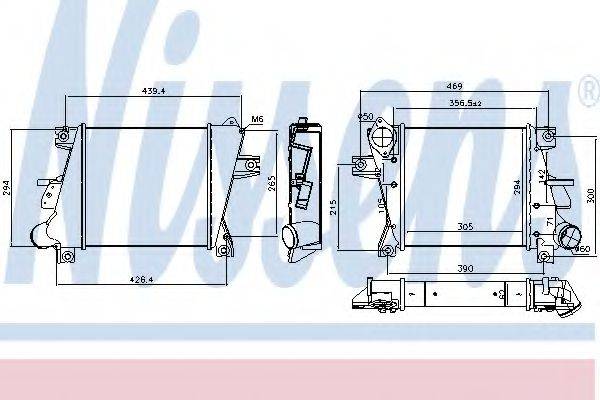 NISSAN 14461ES60A Інтеркулер