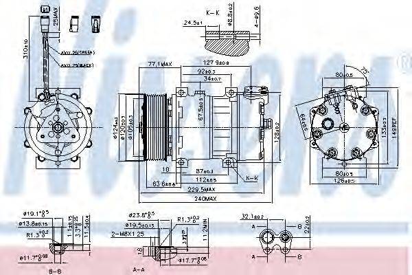 DELPHI 101483 Компресор, кондиціонер