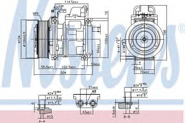 DELPHI 100195 Компресор, кондиціонер