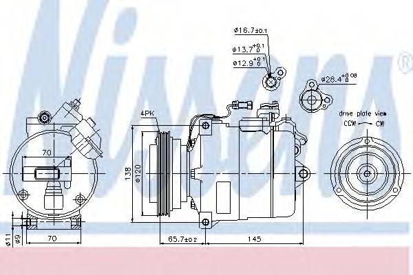 DELPHI 100081 Компресор, кондиціонер
