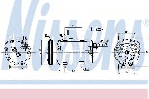 DELPHI 100084 Компресор, кондиціонер