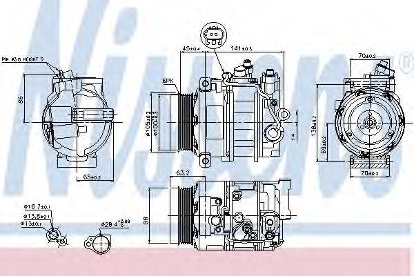 DELPHI 100633 Компресор, кондиціонер