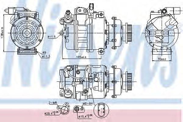 DELPHI 100139 Компресор, кондиціонер