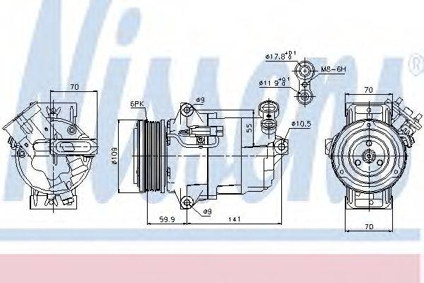 DELPHI 100656 Компресор, кондиціонер