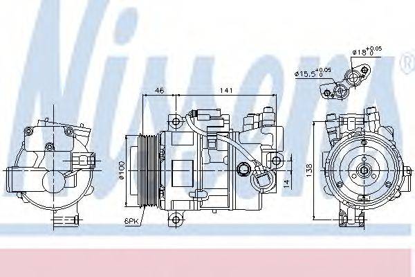 DELPHI 100791 Компресор, кондиціонер