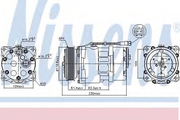 DELPHI 100579 Компресор, кондиціонер
